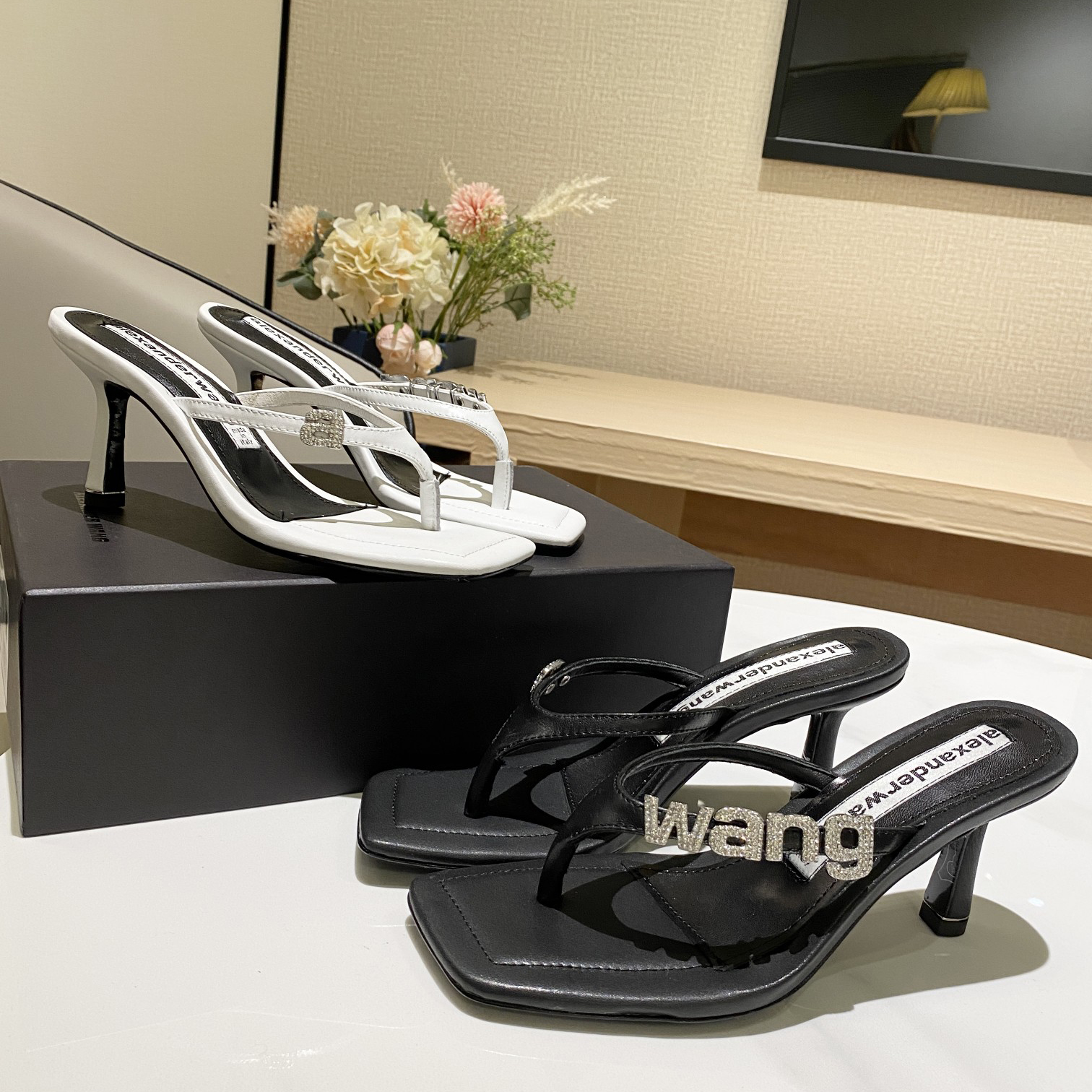 Alexander Wang Clip Toe High-Heeled Sandals - PerfectKickZ