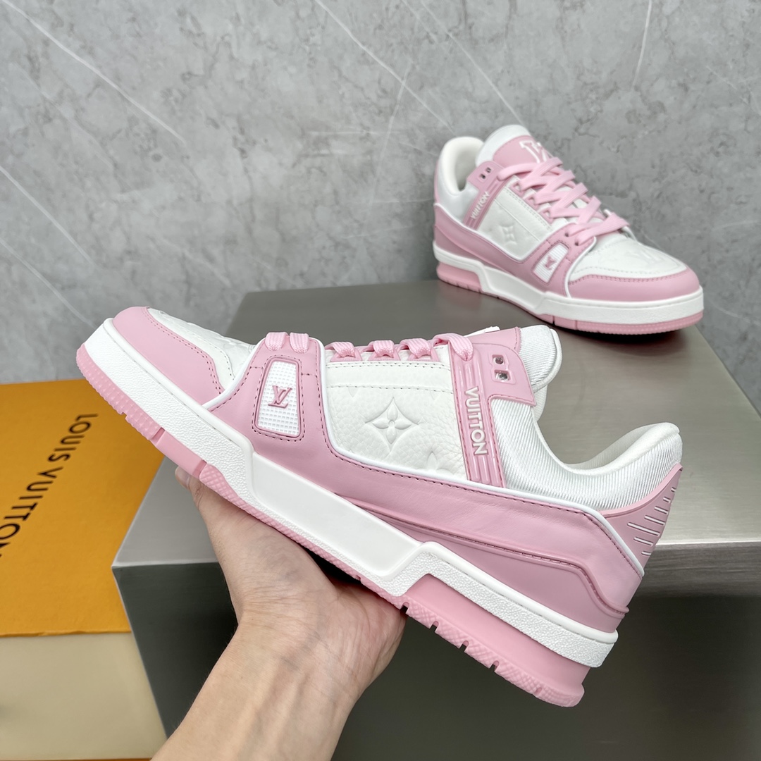 Louis Vuitton LV  Trainer Sneaker(Upon UK Size) - PerfectKickZ