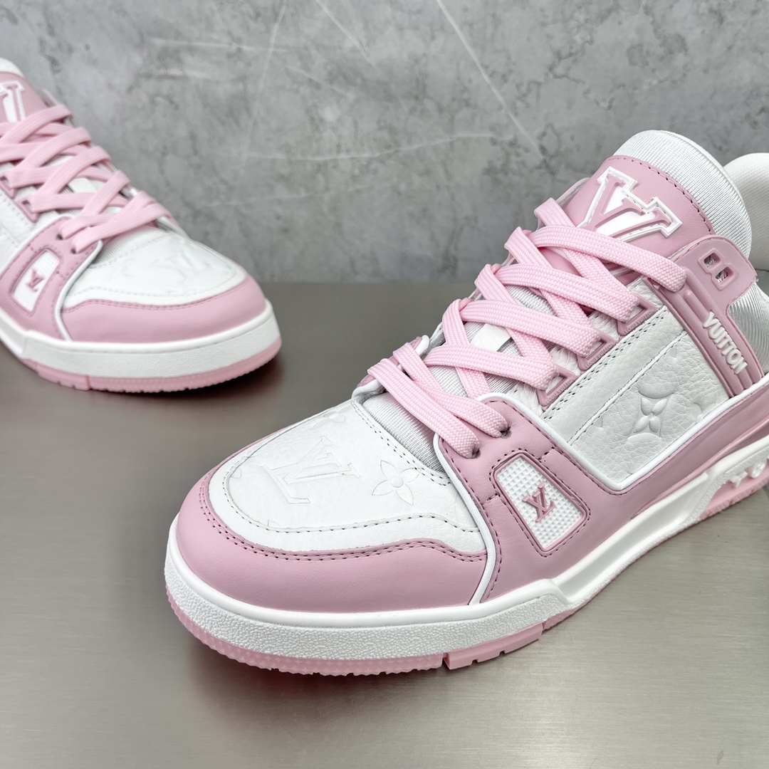 Louis Vuitton LV  Trainer Sneaker(Upon UK Size) - PerfectKickZ