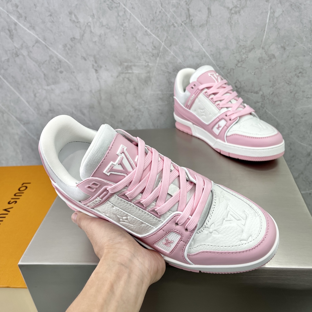 Louis Vuitton LV  Trainer Sneaker(Upon UK Size) - PerfectKickZ