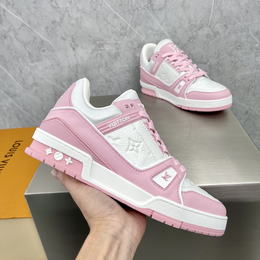 Louis Vuitton LV  Trainer Sneaker(Upon UK Size) - PerfectKickZ