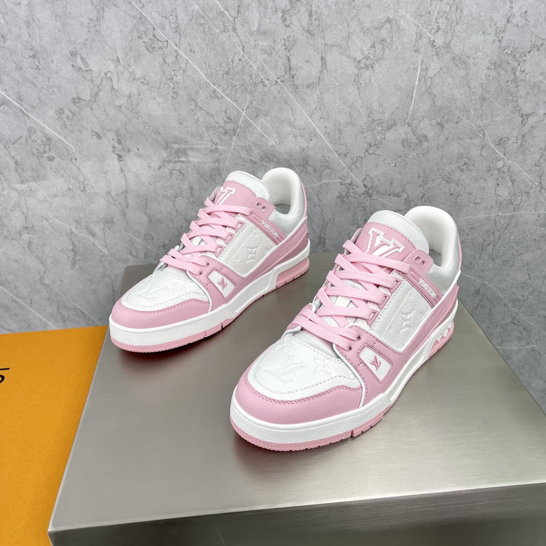 Louis Vuitton LV  Trainer Sneaker(Upon UK Size) - PerfectKickZ