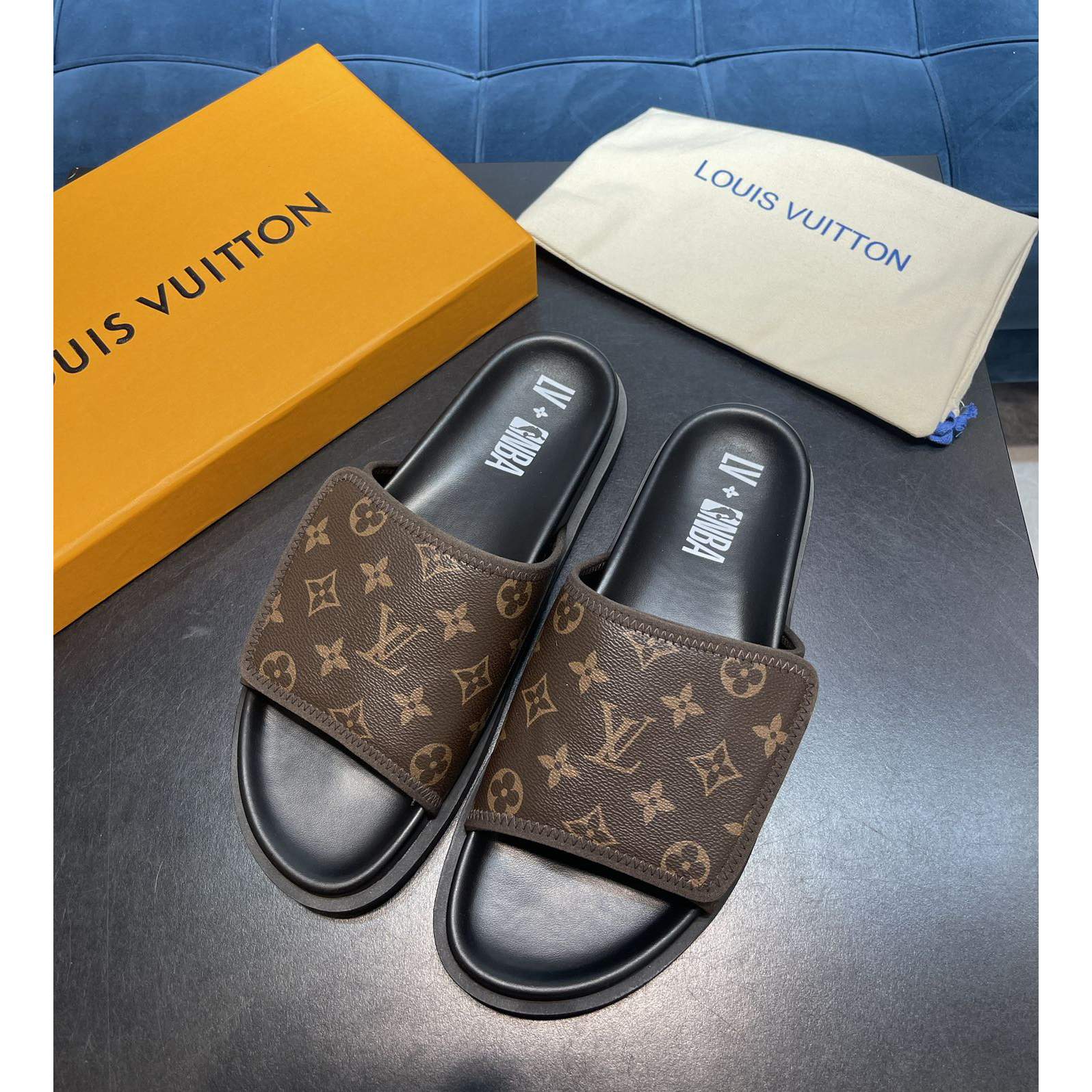 Louis Vuitton x NBA Monogram Slipper - 