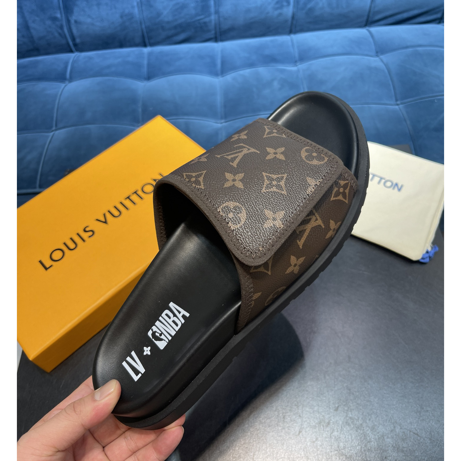 Louis Vuitton x NBA Monogram Slipper - 