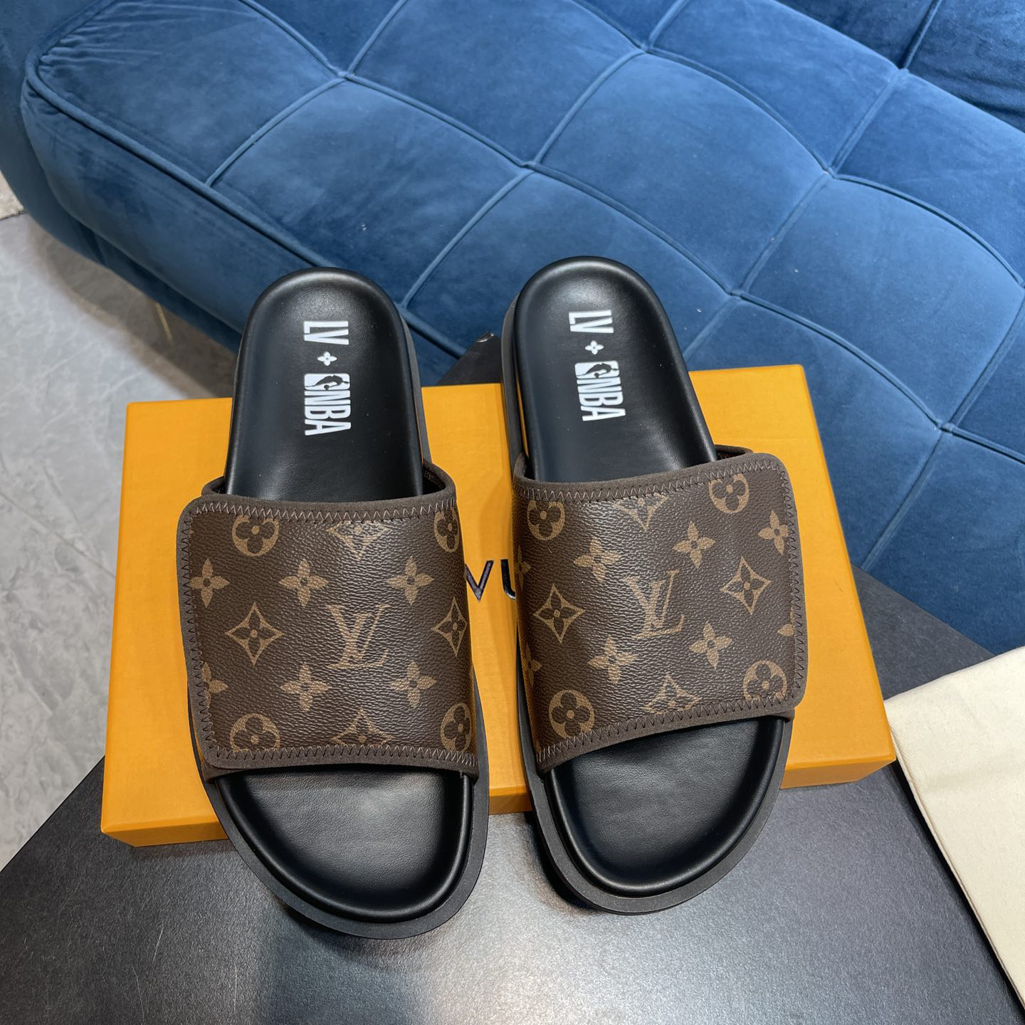 Louis Vuitton x NBA Monogram Slipper - 