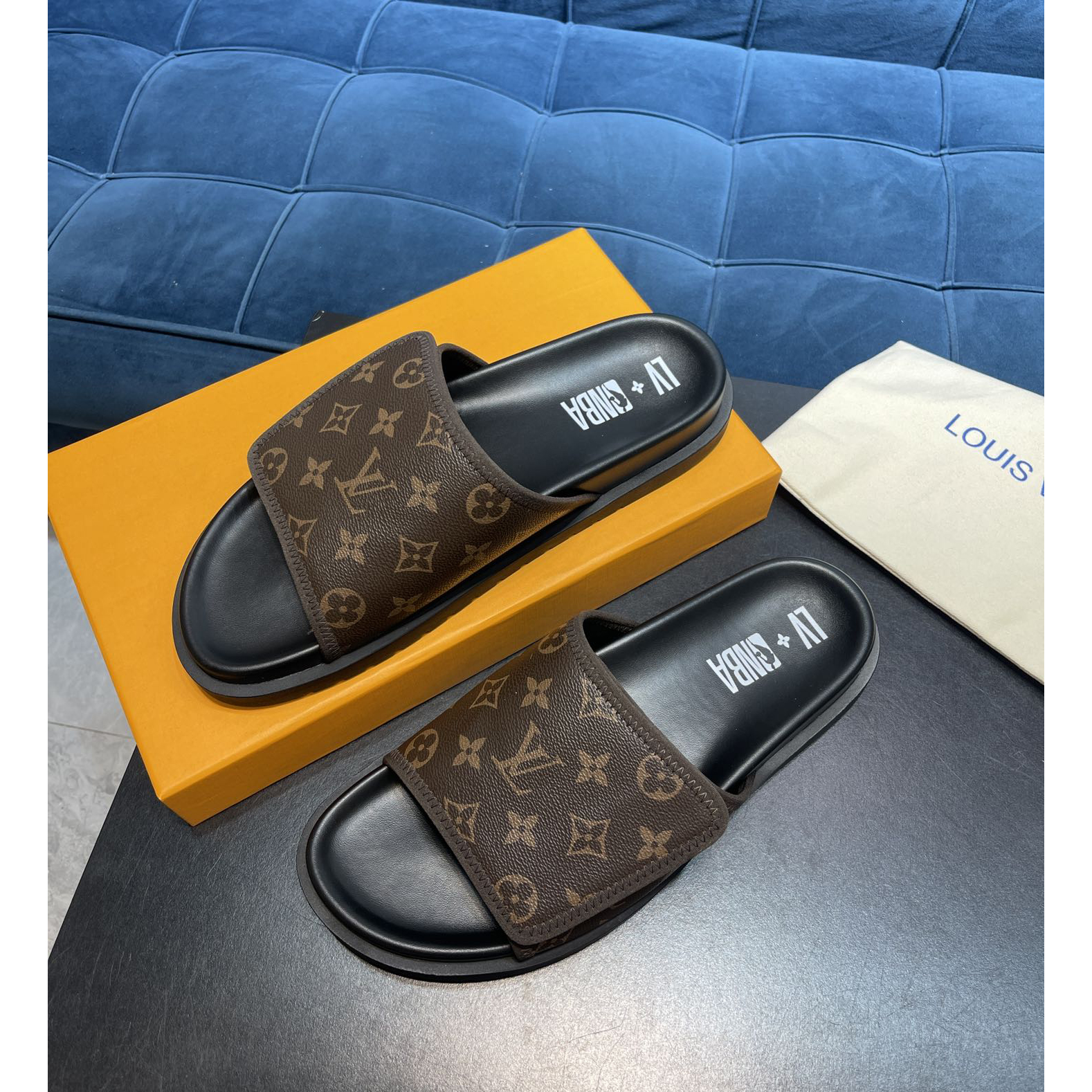 Louis Vuitton x NBA Monogram Slipper - 