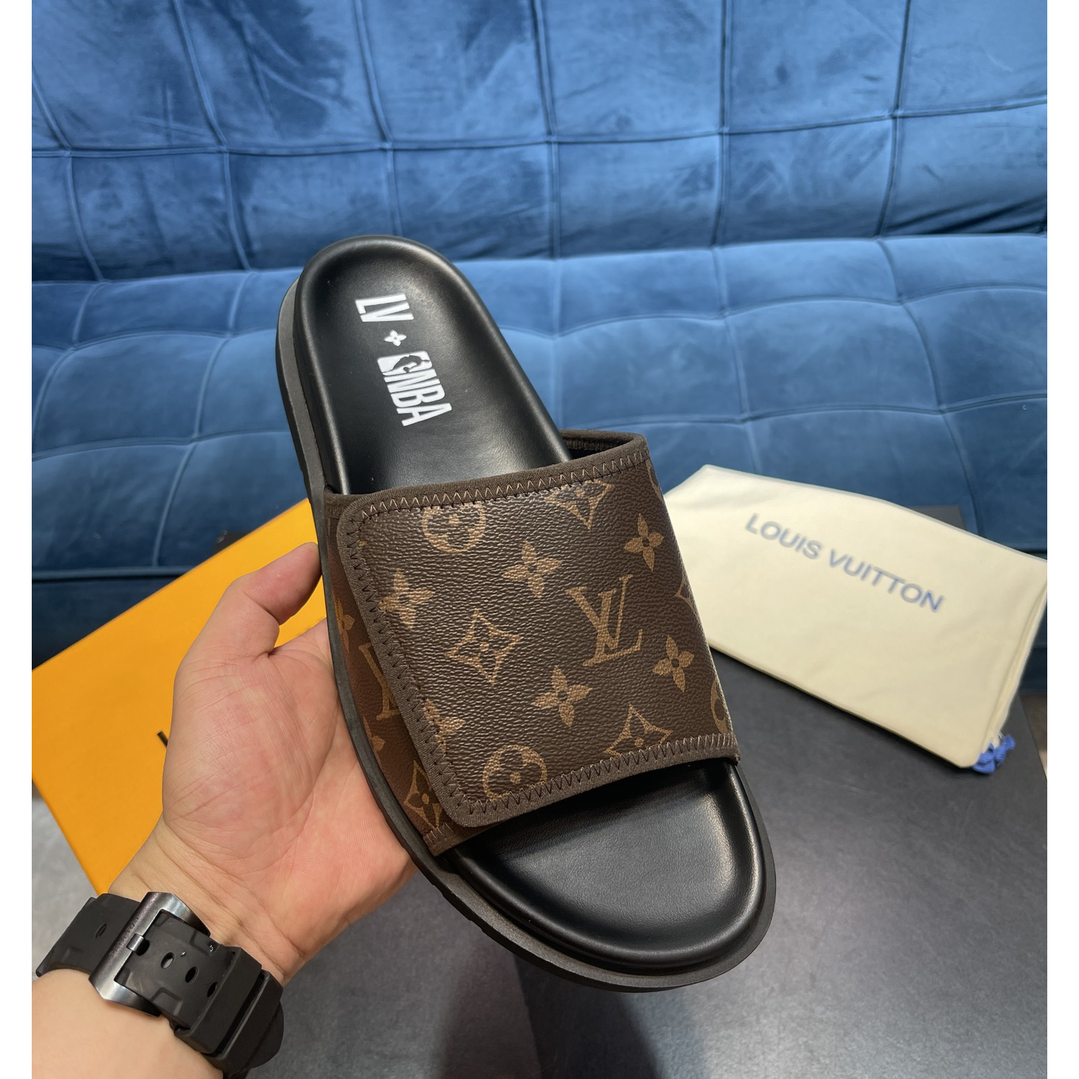 Louis Vuitton x NBA Monogram Slipper - 