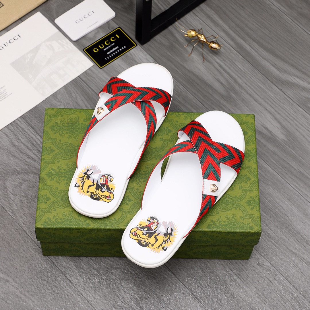 Gucci Web Slide Sandal - 