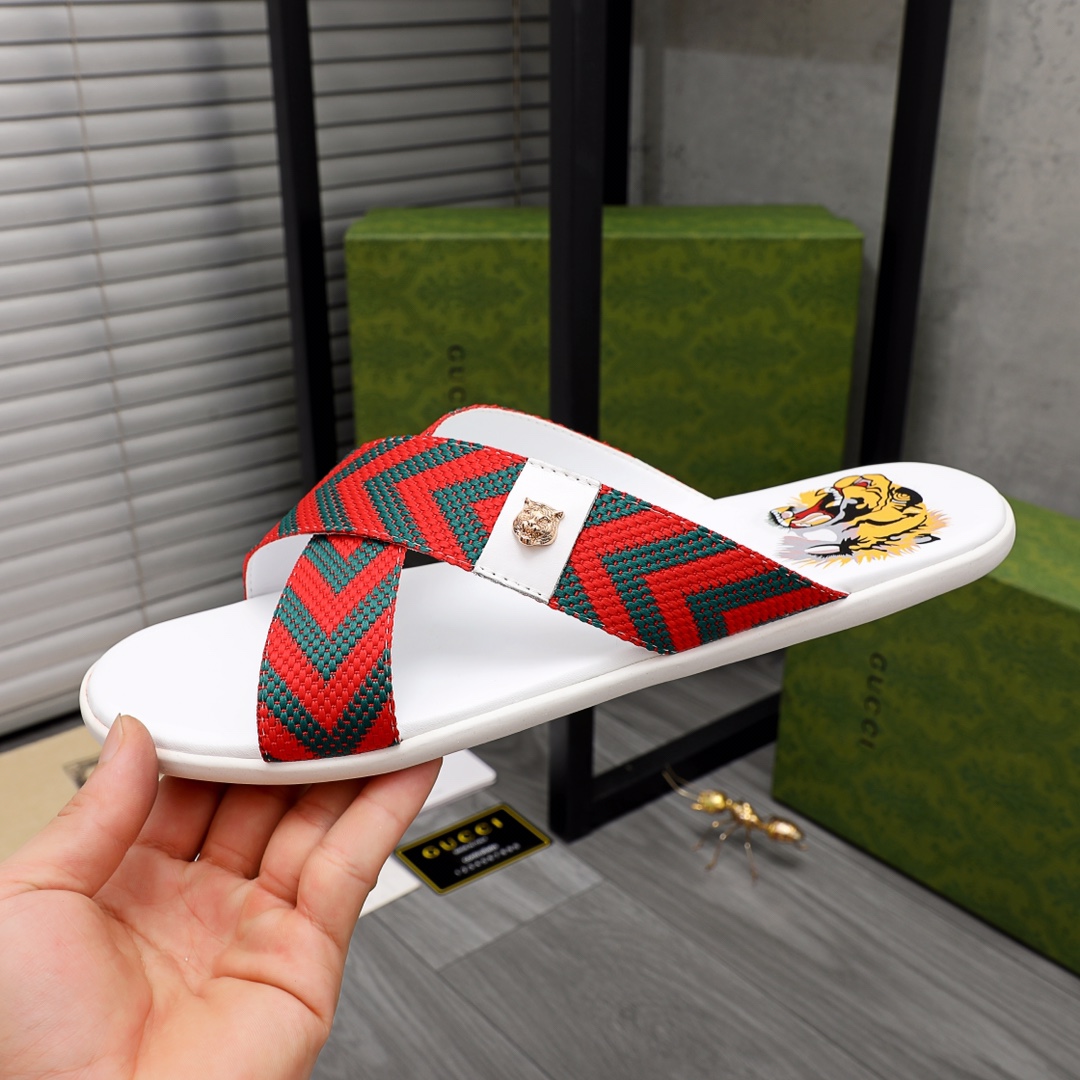 Gucci Web Slide Sandal - 
