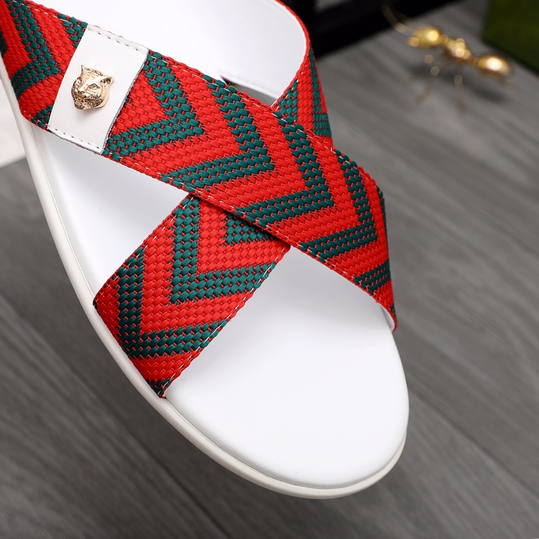 Gucci Web Slide Sandal - 