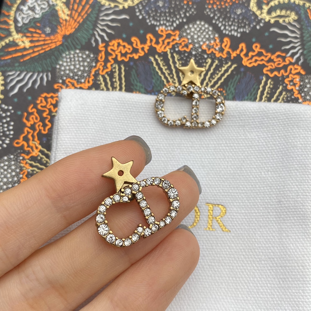 Dior 'CD'  Earrings - PerfectKickZ