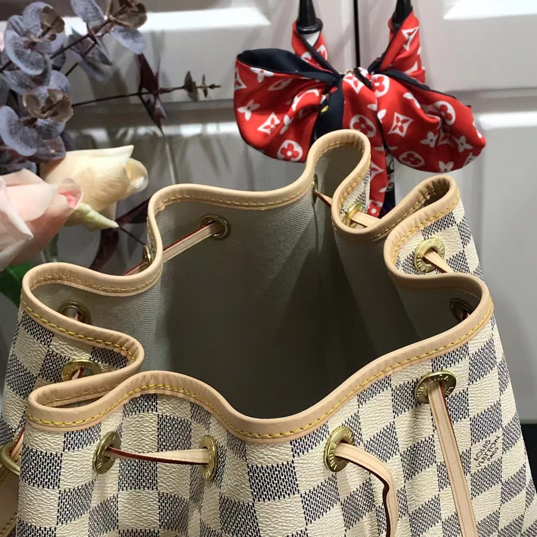 Louis Vuitton Damier Ebene Neonoe MM Safran (27.5-36-20cm) - PerfectKickZ