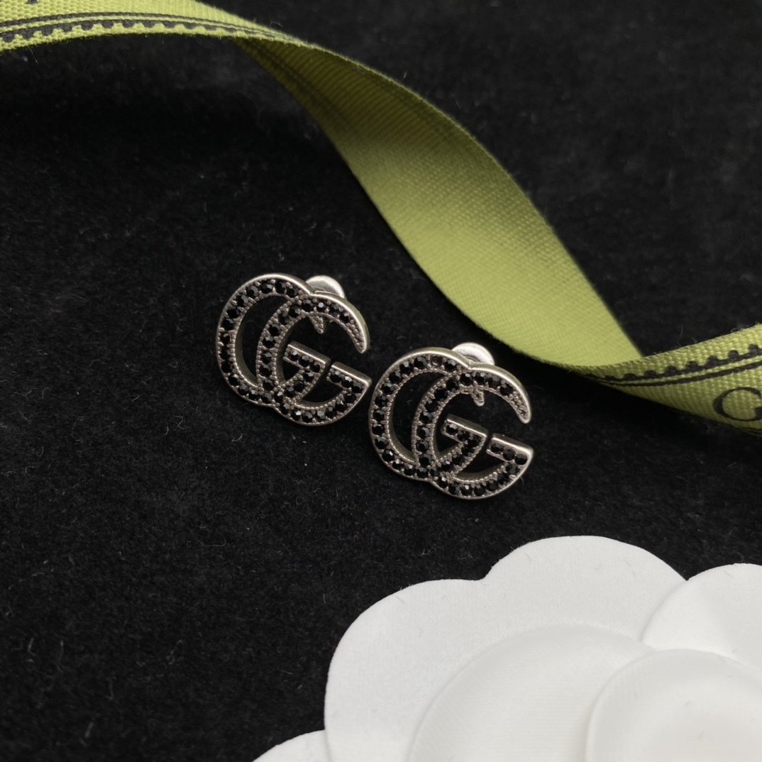 Gucci GG Full Drill Earrings  - PerfectKickZ