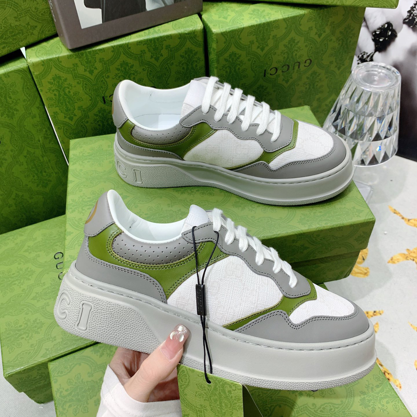 Gucci GG Chunky B Series Men's &Women's Sneakers - PerfectKickZ