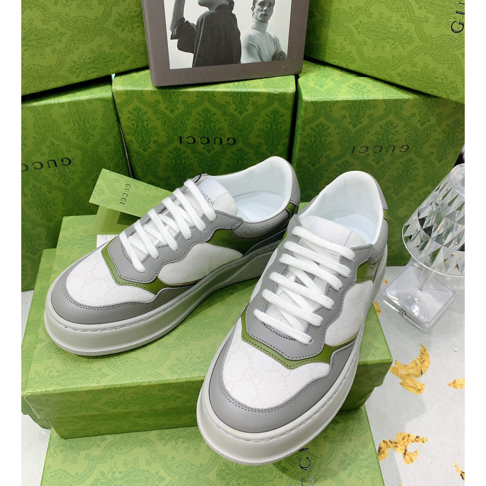 Gucci GG Chunky B Series Men's &Women's Sneakers - PerfectKickZ