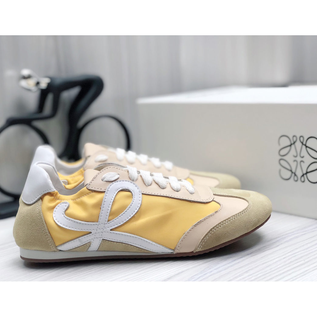 Loewe Ballet Runner In Nylon And Calfskin - PerfectKickZ