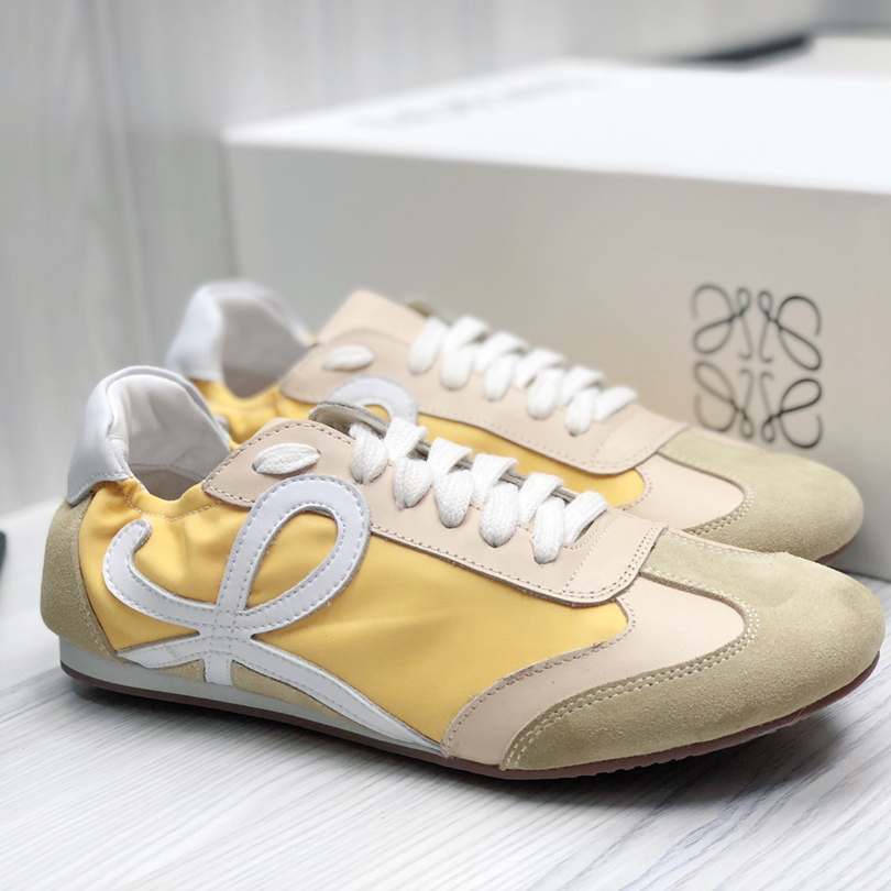 Loewe Ballet Runner In Nylon And Calfskin - PerfectKickZ