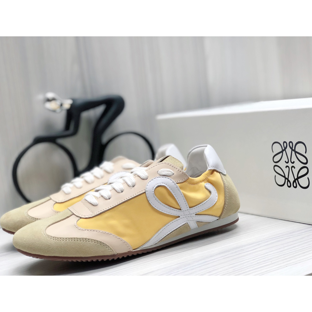 Loewe Ballet Runner In Nylon And Calfskin - PerfectKickZ