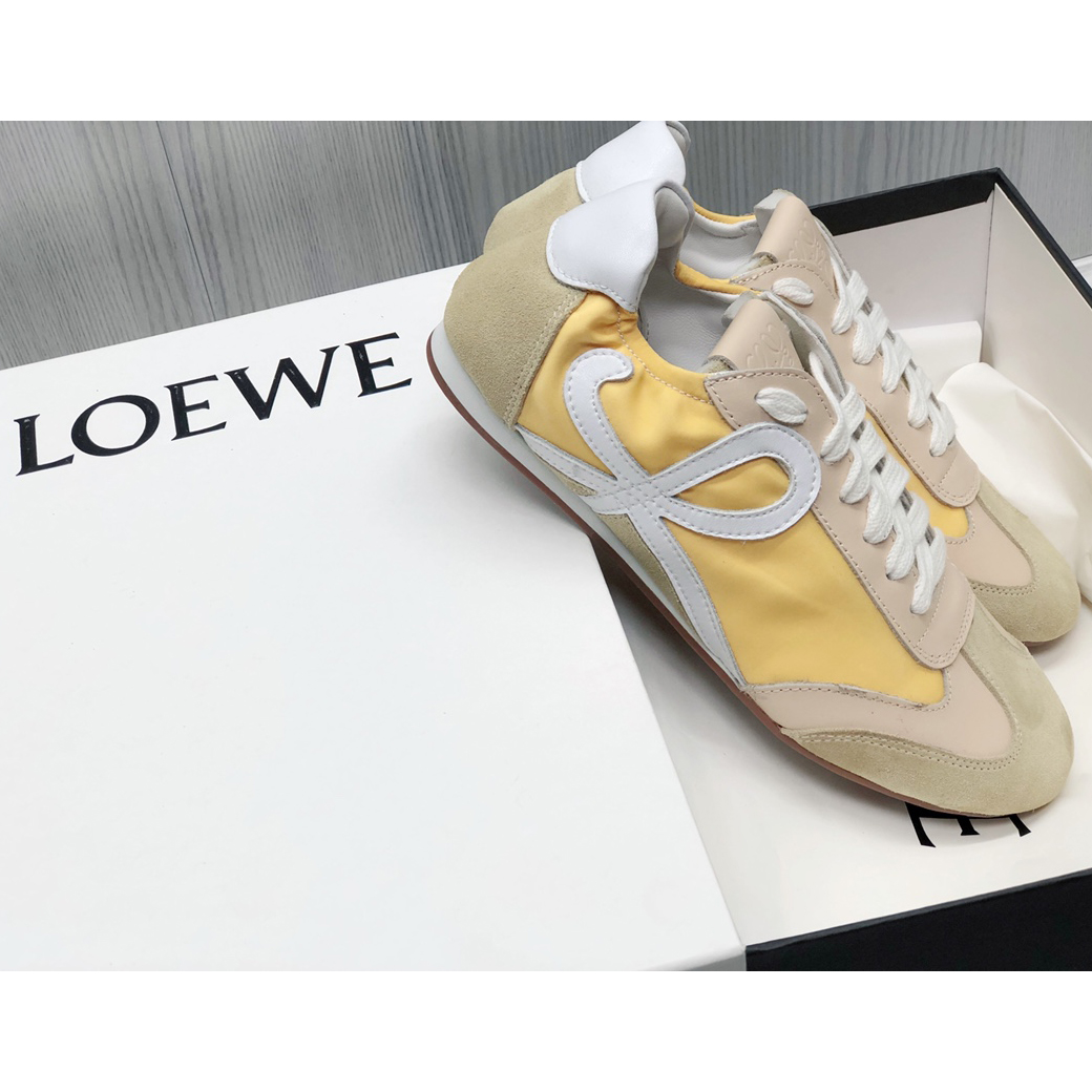 Loewe Ballet Runner In Nylon And Calfskin - PerfectKickZ