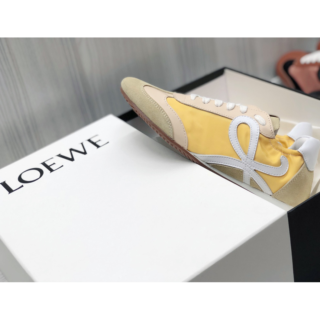 Loewe Ballet Runner In Nylon And Calfskin - PerfectKickZ