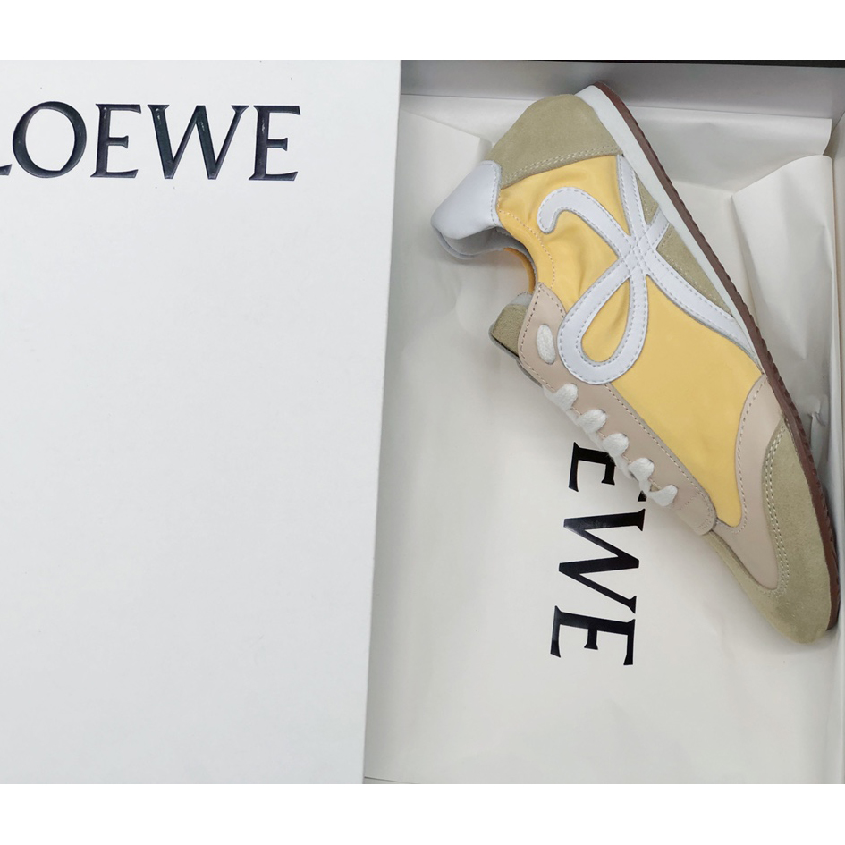 Loewe Ballet Runner In Nylon And Calfskin - PerfectKickZ