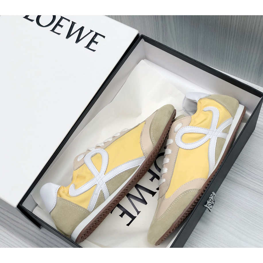 Loewe Ballet Runner In Nylon And Calfskin - PerfectKickZ