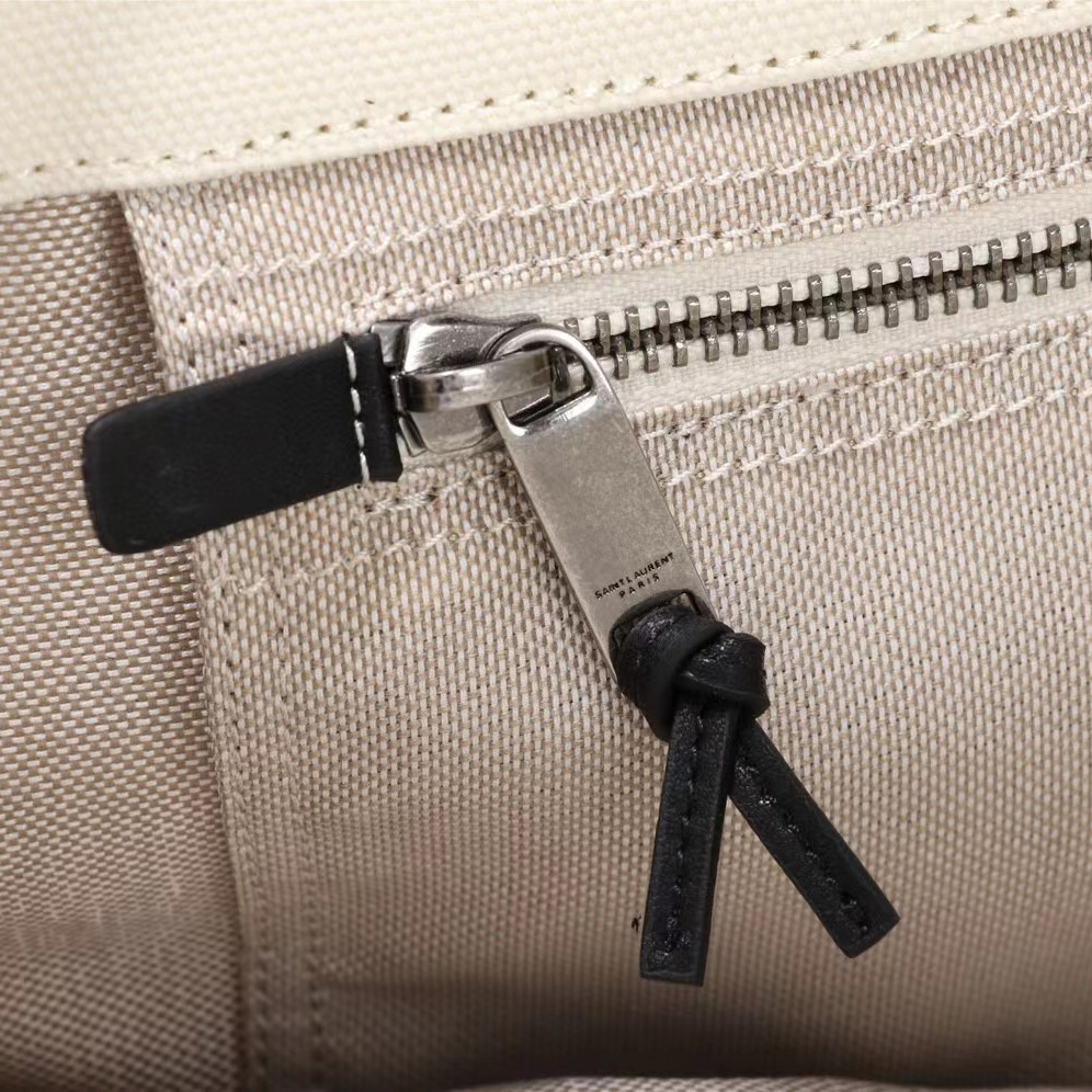 Saint Laurent Rive Gauche Canvas Tote(48-36-16cm) - PerfectKickZ