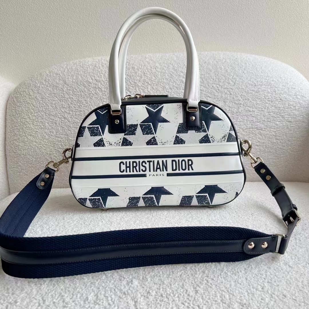 Dior  Vibe Bowling Handbag（34-19-15CM） - PerfectKickZ