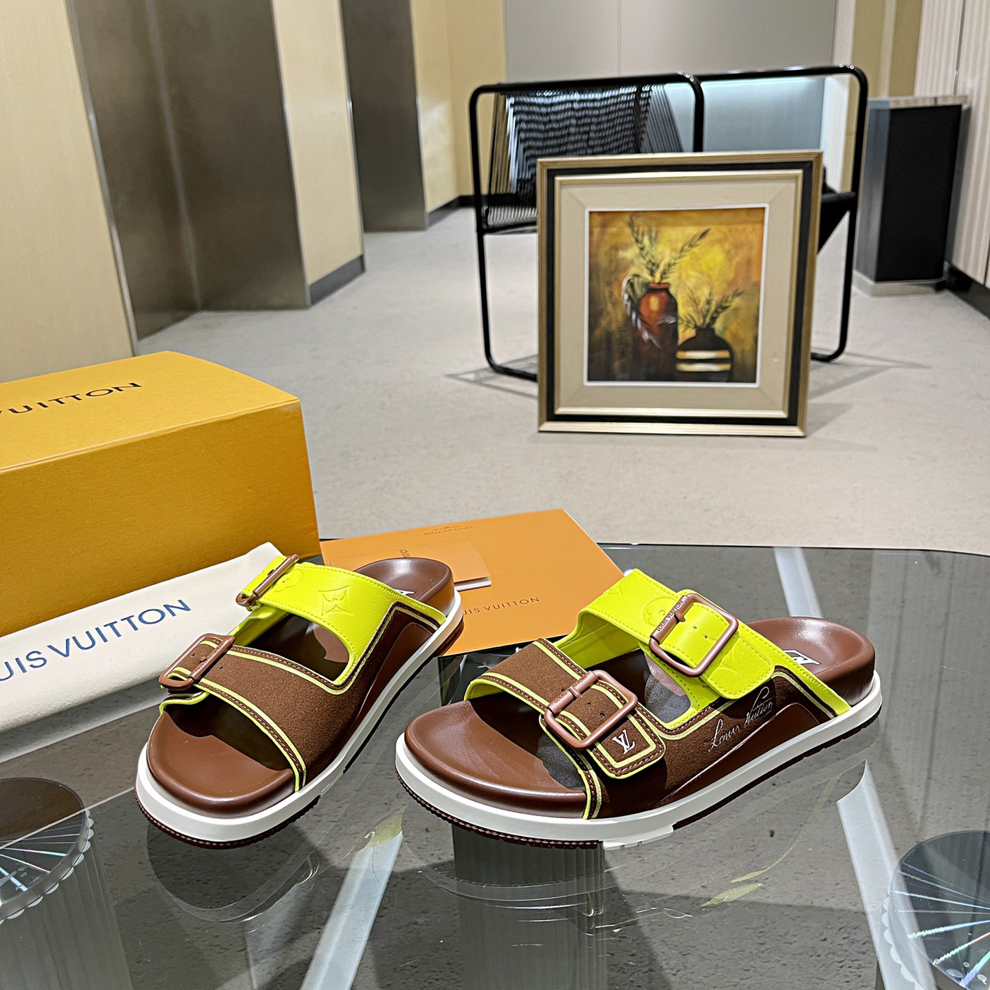 Louis Vuitton Men's Trainer Slippers - PerfectKickZ