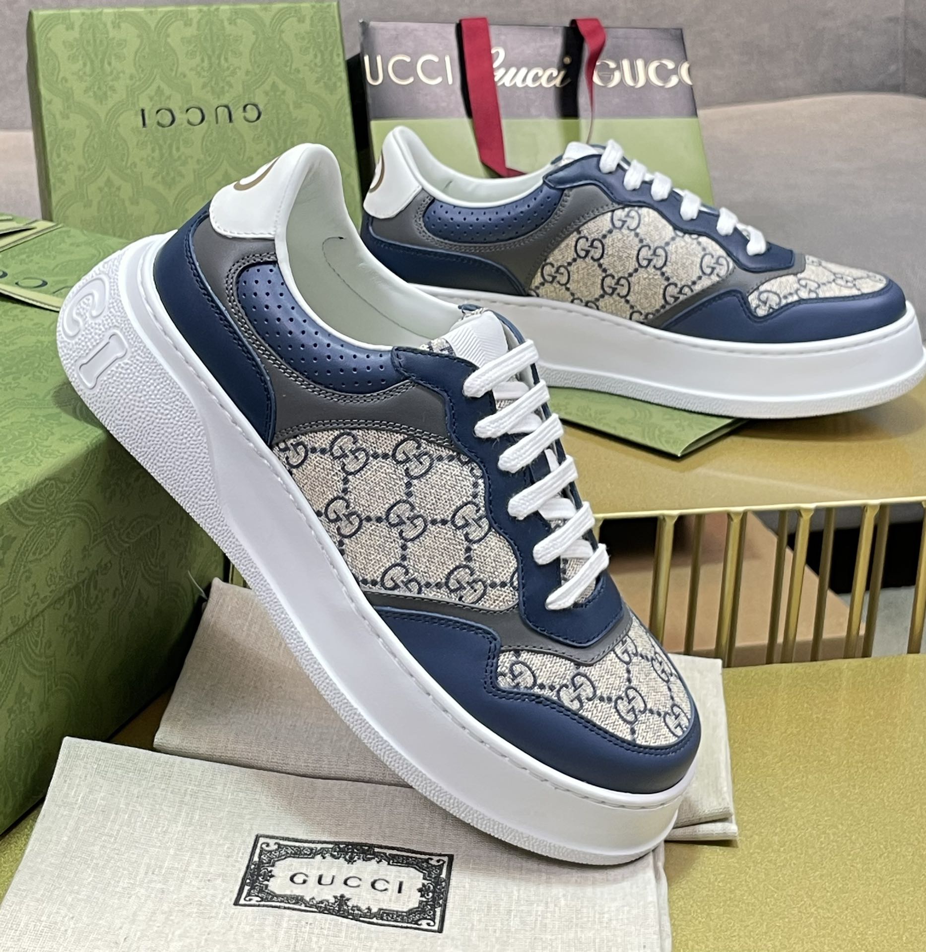 Gucci GG Sneaker(Upon UK size) - PerfectKickZ