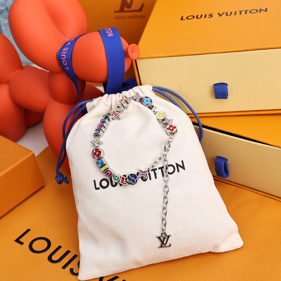 Louis Vuitton MP3282 Monogram Party Bracelet - PerfectKickZ