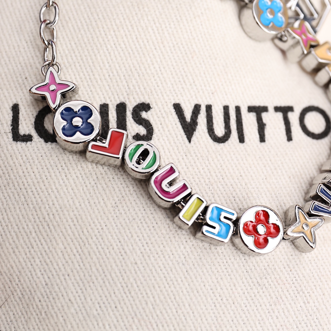 Louis Vuitton MP3282 Monogram Party Bracelet - PerfectKickZ