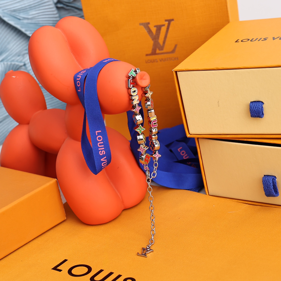 Louis Vuitton MP3282 Monogram Party Bracelet - PerfectKickZ