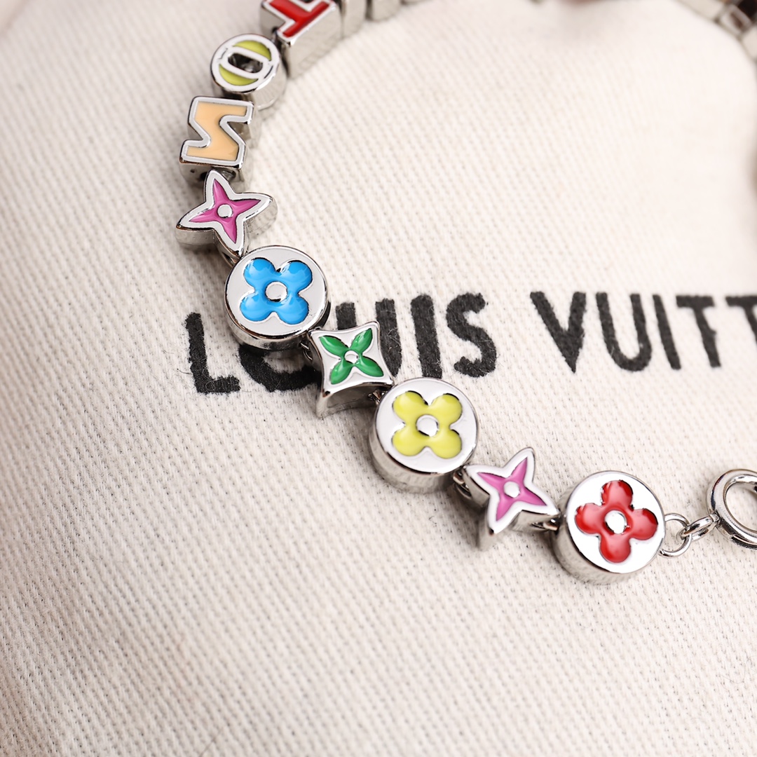 Louis Vuitton MP3282 Monogram Party Bracelet - PerfectKickZ