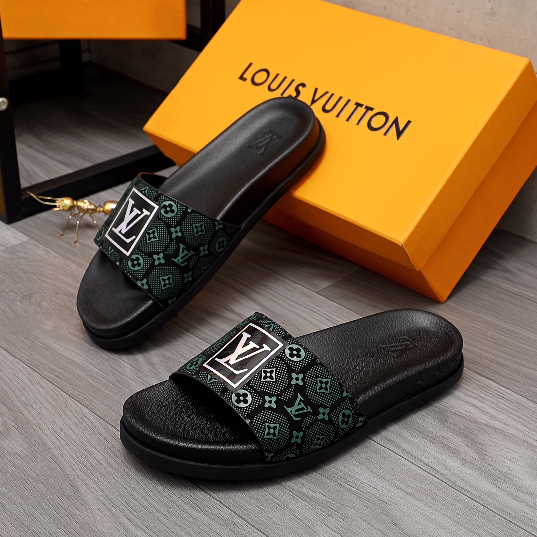 Louis Vuitton Monogram Slippers - PerfectKickZ