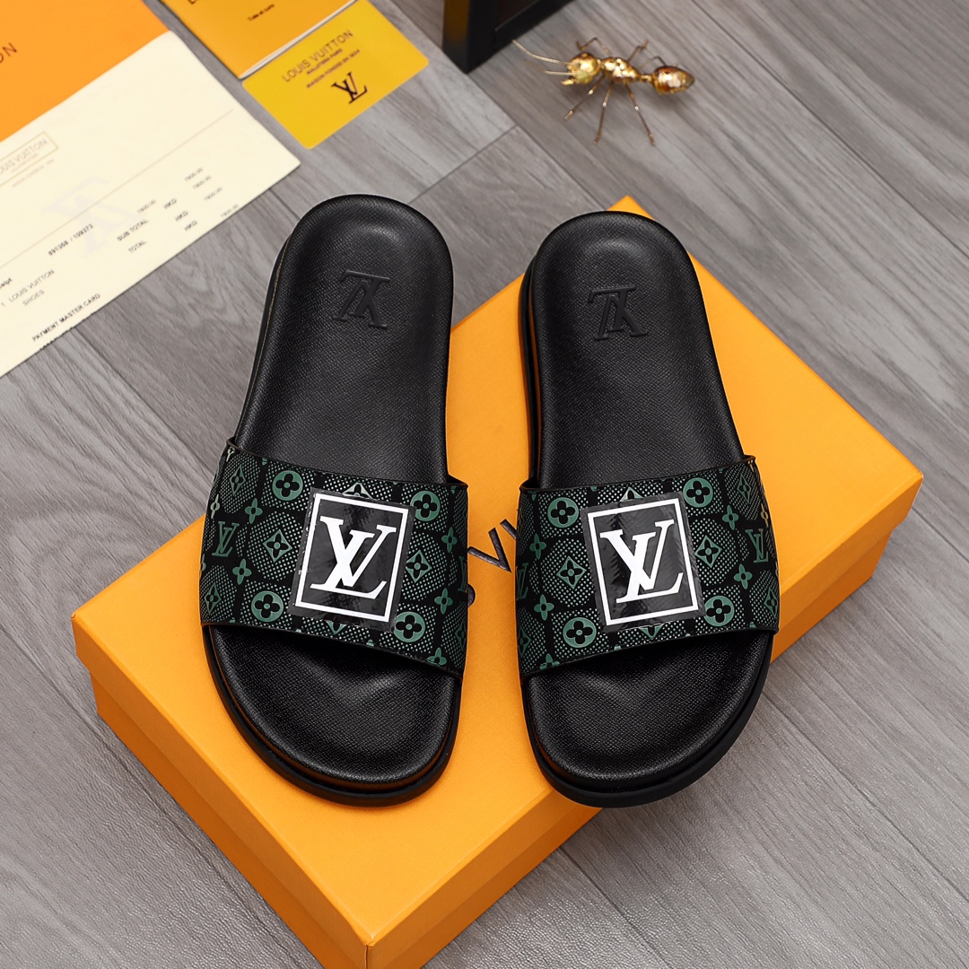 Louis Vuitton Monogram Slippers - PerfectKickZ