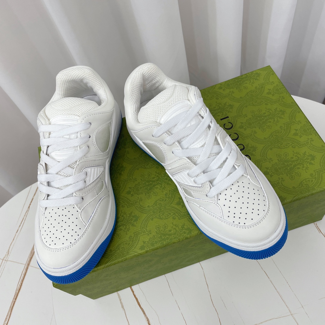 Gucci  Basket Sneaker With Lnterlocking G  - PerfectKickZ