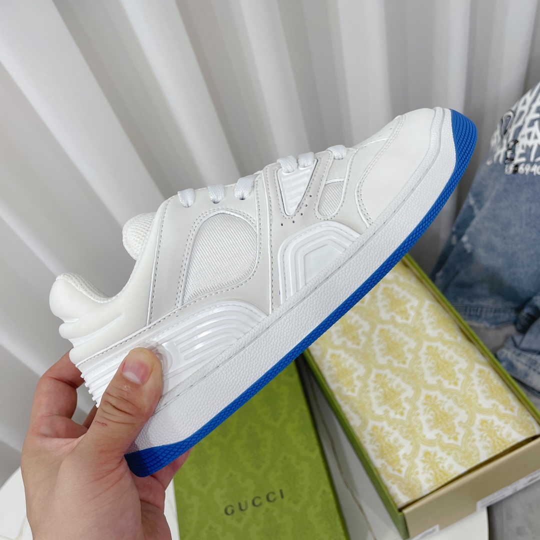 Gucci  Basket Sneaker With Lnterlocking G  - PerfectKickZ