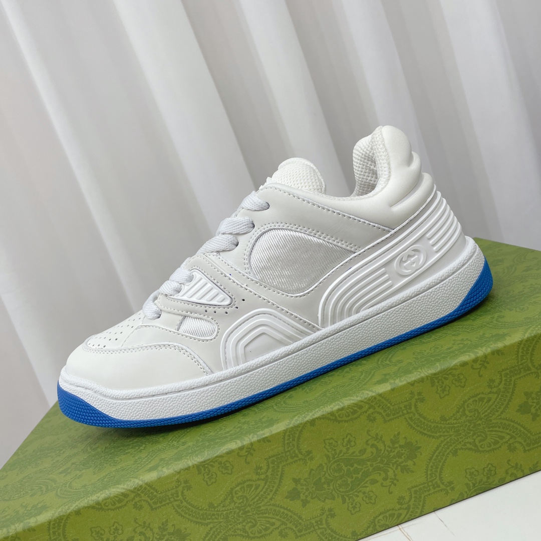 Gucci  Basket Sneaker With Lnterlocking G  - PerfectKickZ