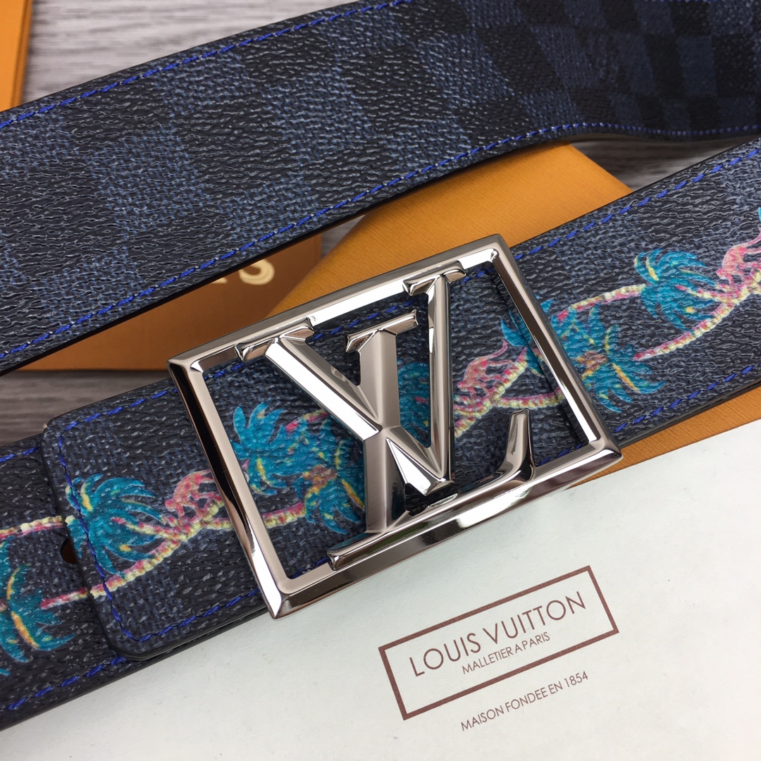 Louis Vuitton Shape 40MM Reversible Belt - PerfectKickZ