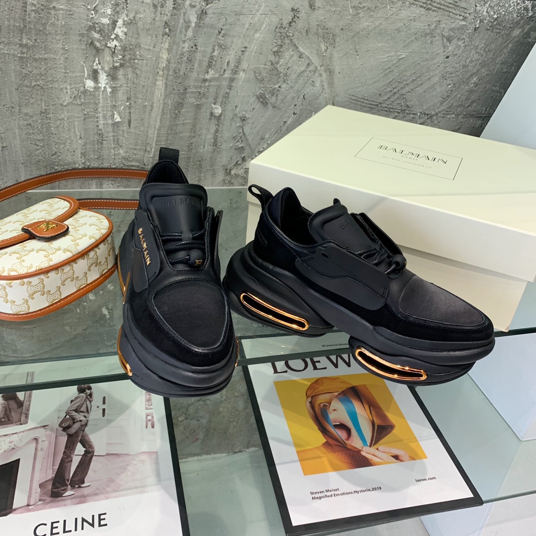 Balmain B-Bold Low-Top Sneakers - PerfectKickZ