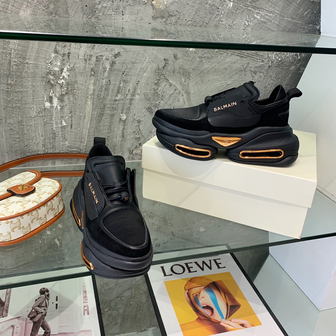 Balmain B-Bold Low-Top Sneakers - PerfectKickZ
