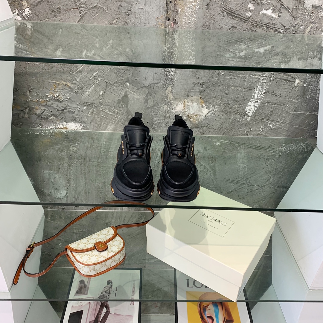 Balmain B-Bold Low-Top Sneakers - PerfectKickZ