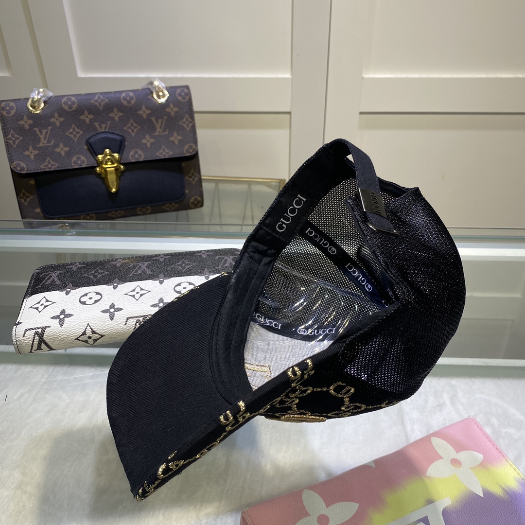 Gucci GG  Baseball Cap In Black - PerfectKickZ