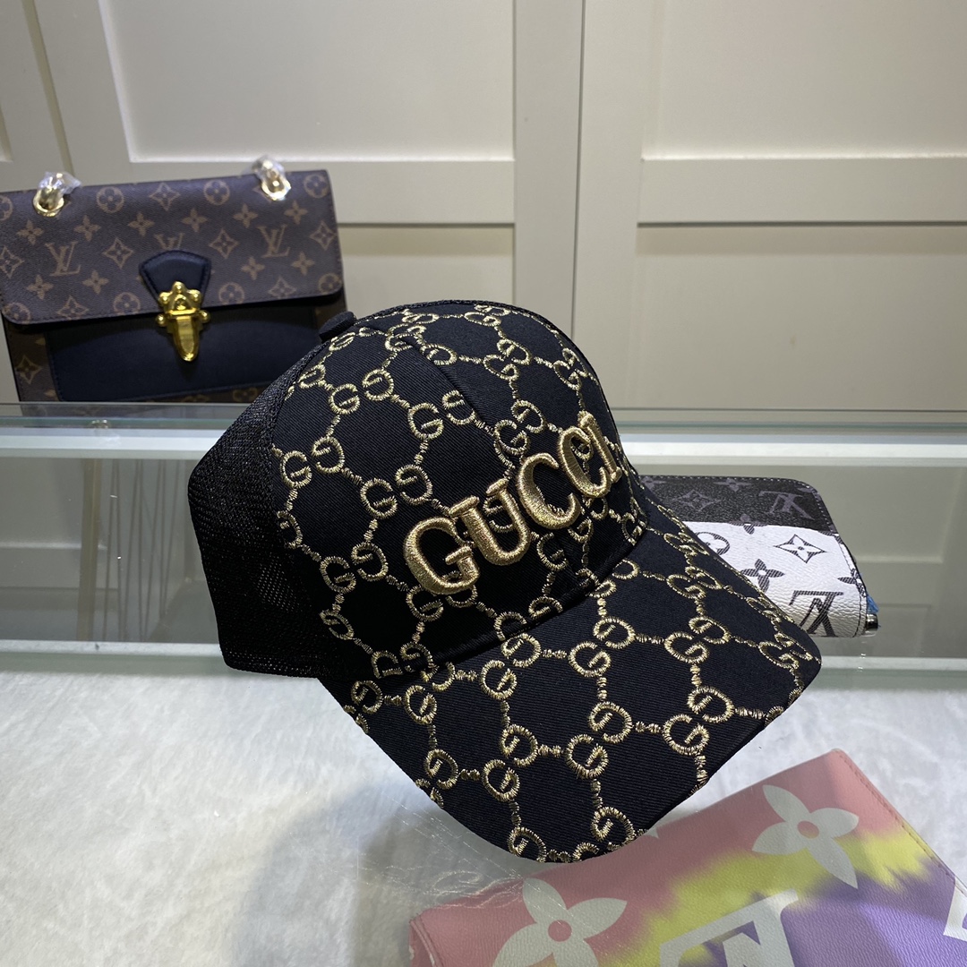 Gucci GG  Baseball Cap In Black - PerfectKickZ