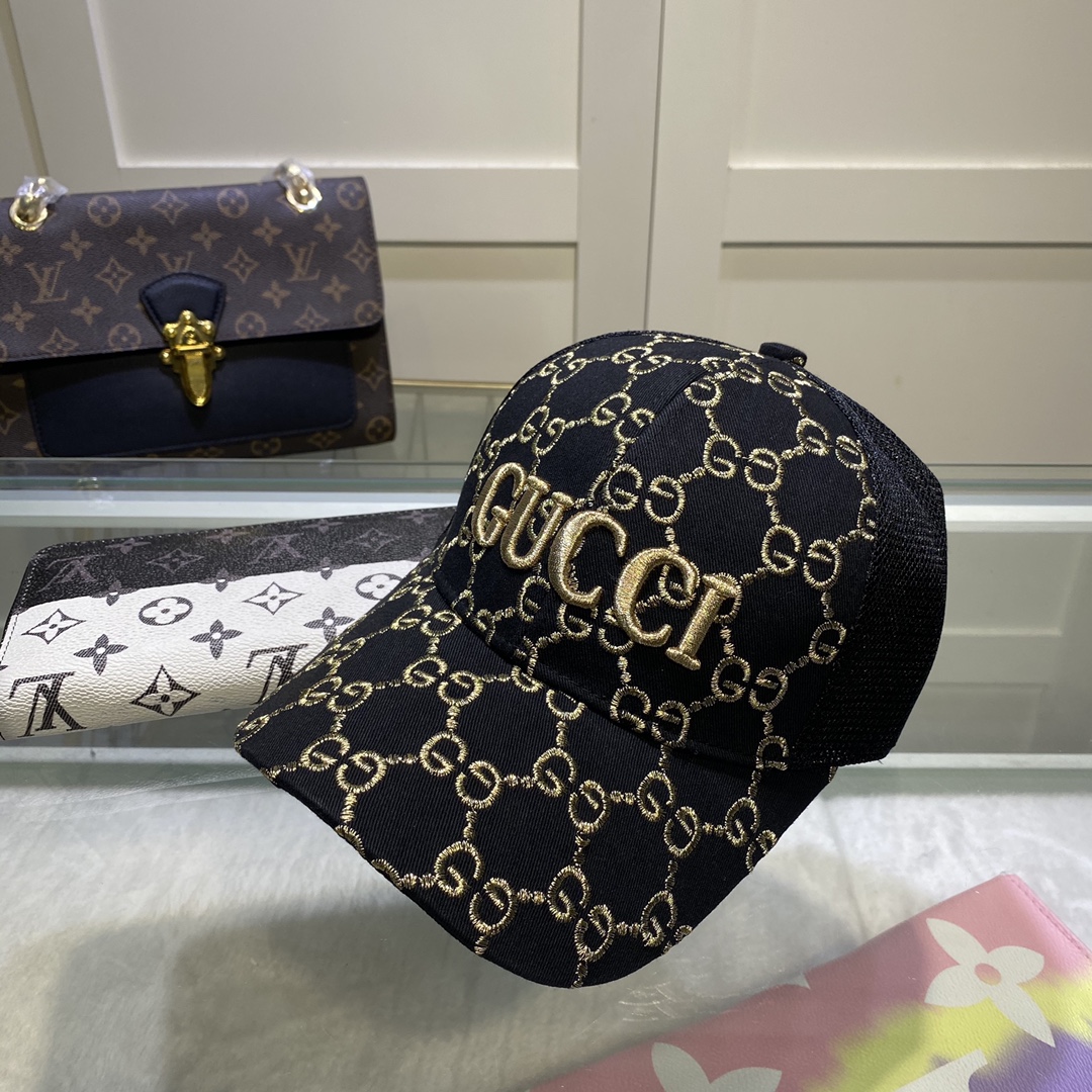 Gucci GG  Baseball Cap In Black - PerfectKickZ