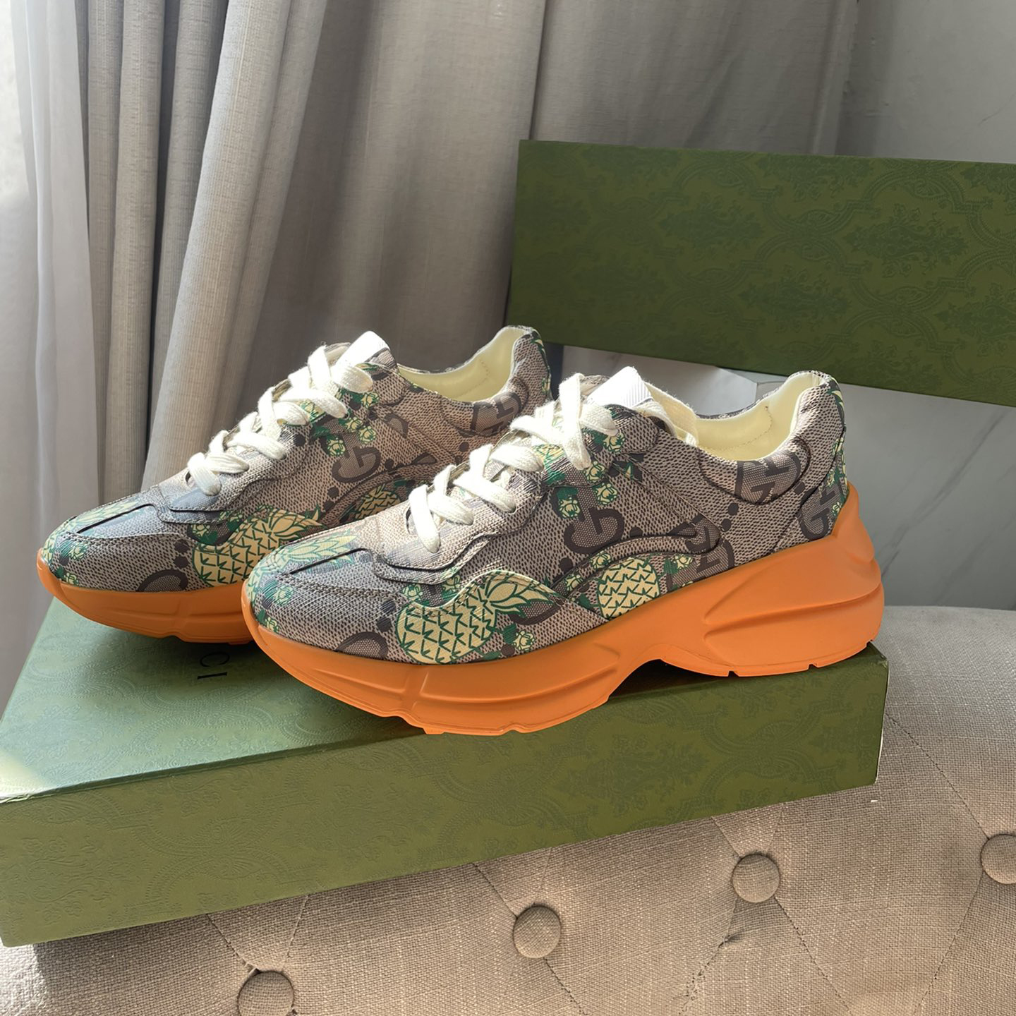 Gucci Pineapple Rhyton Sneaker - PerfectKickZ