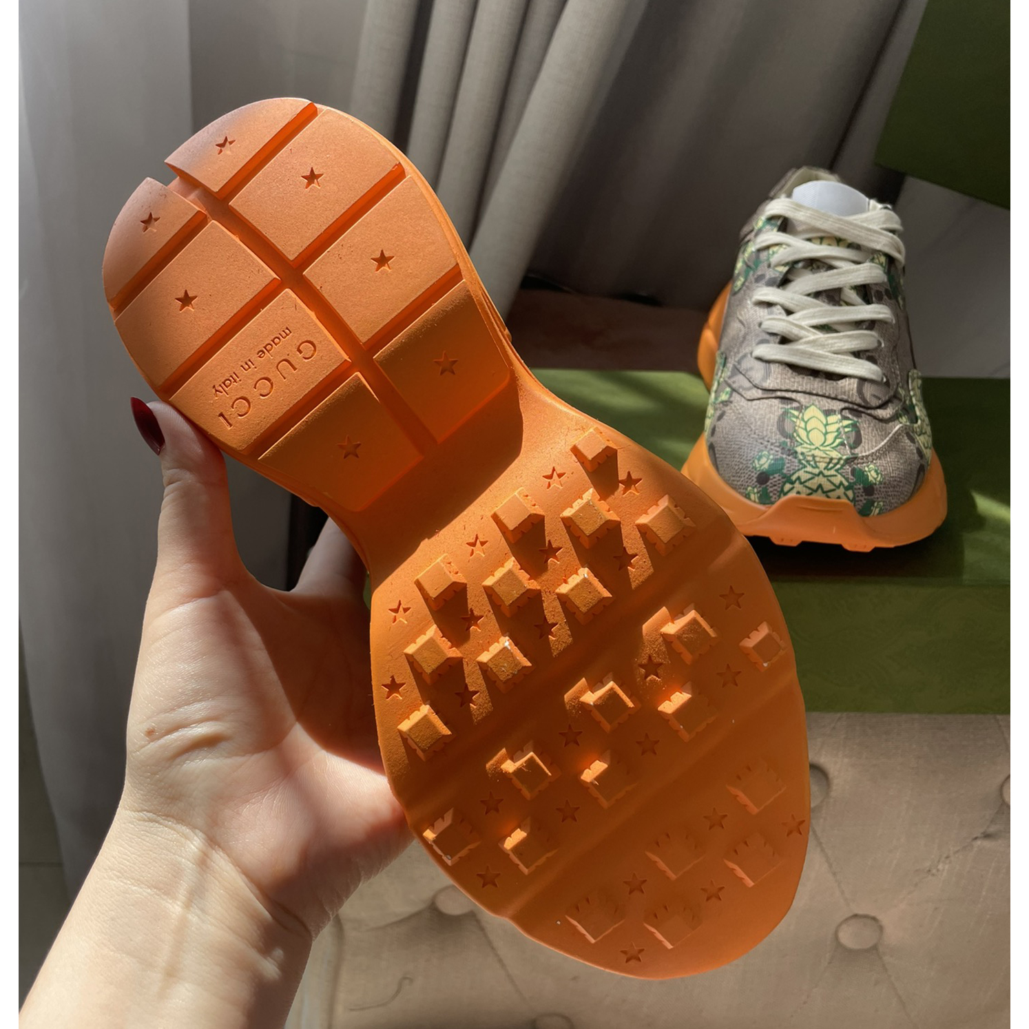 Gucci Pineapple Rhyton Sneaker - 
