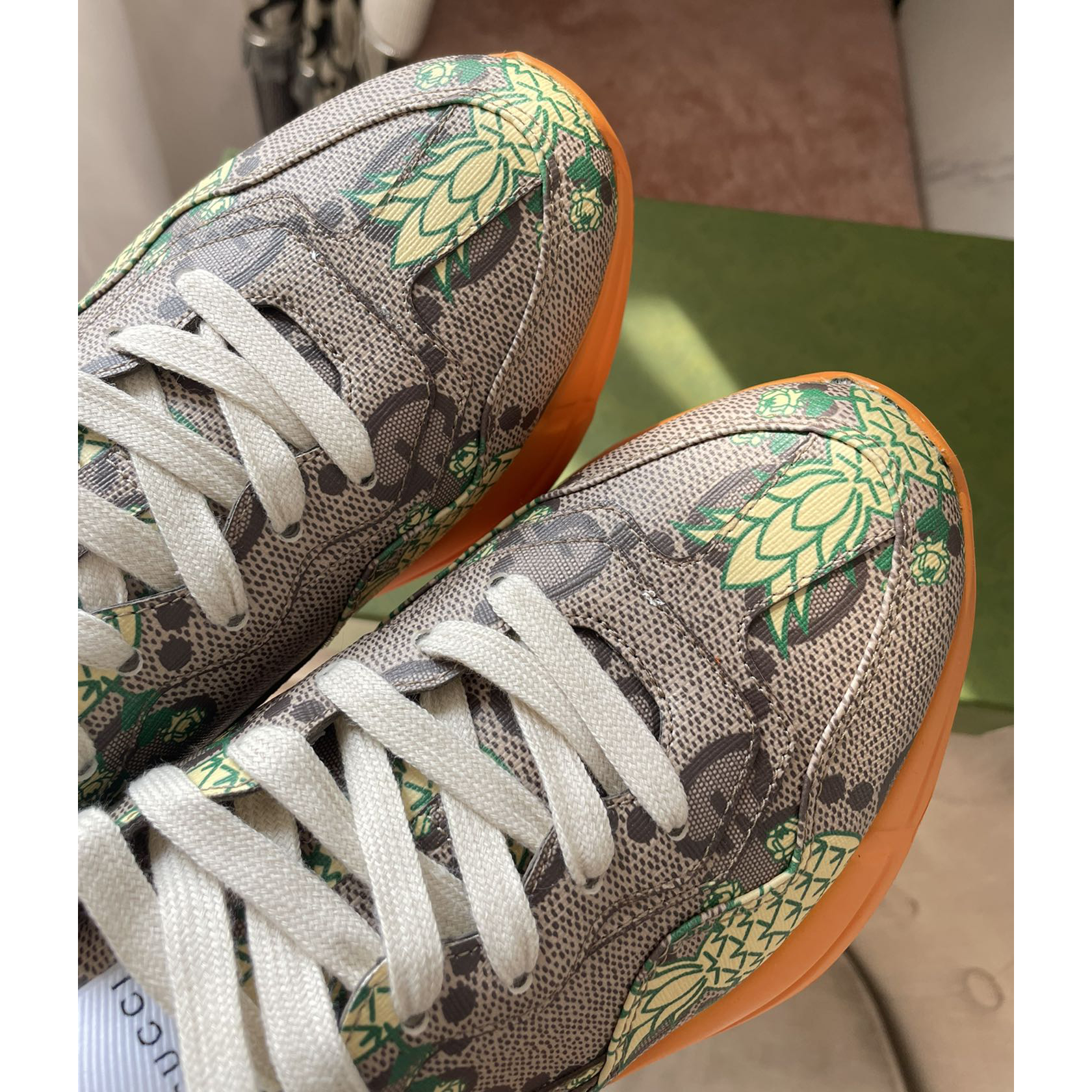 Gucci Pineapple Rhyton Sneaker - 