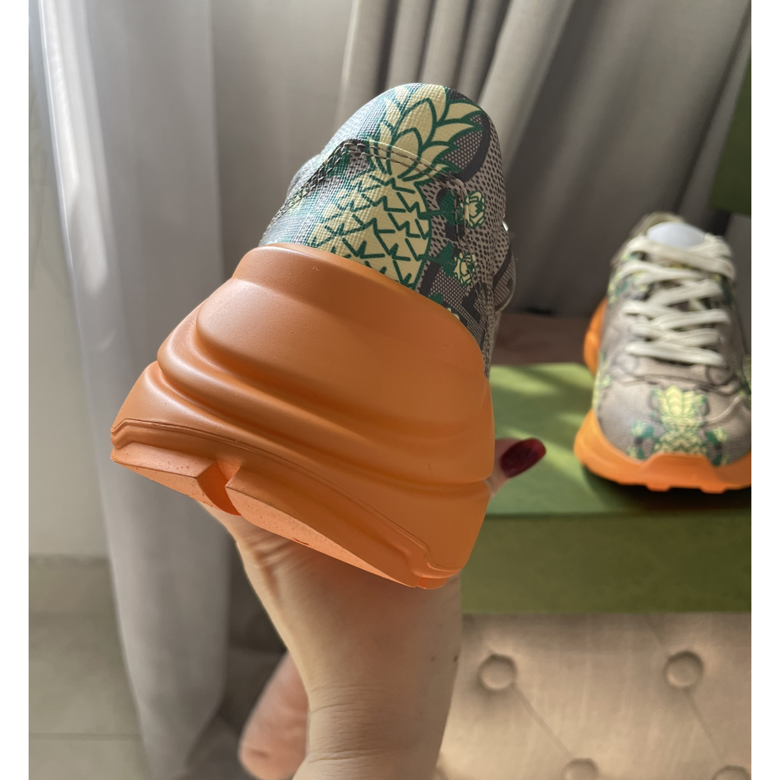 Gucci Pineapple Rhyton Sneaker - 